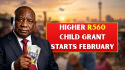 Goodbye to Old Child Grant Limits: Higher R560 Monthly Support Begins Rolling Out  2 February 2026