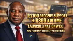 R1,100 Grocery Support Plus R300 Airtime Launches Nationwide With New February Eligibility Conditions
